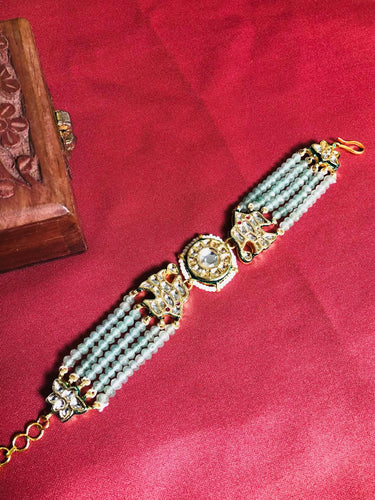 Green Polki Bracelet